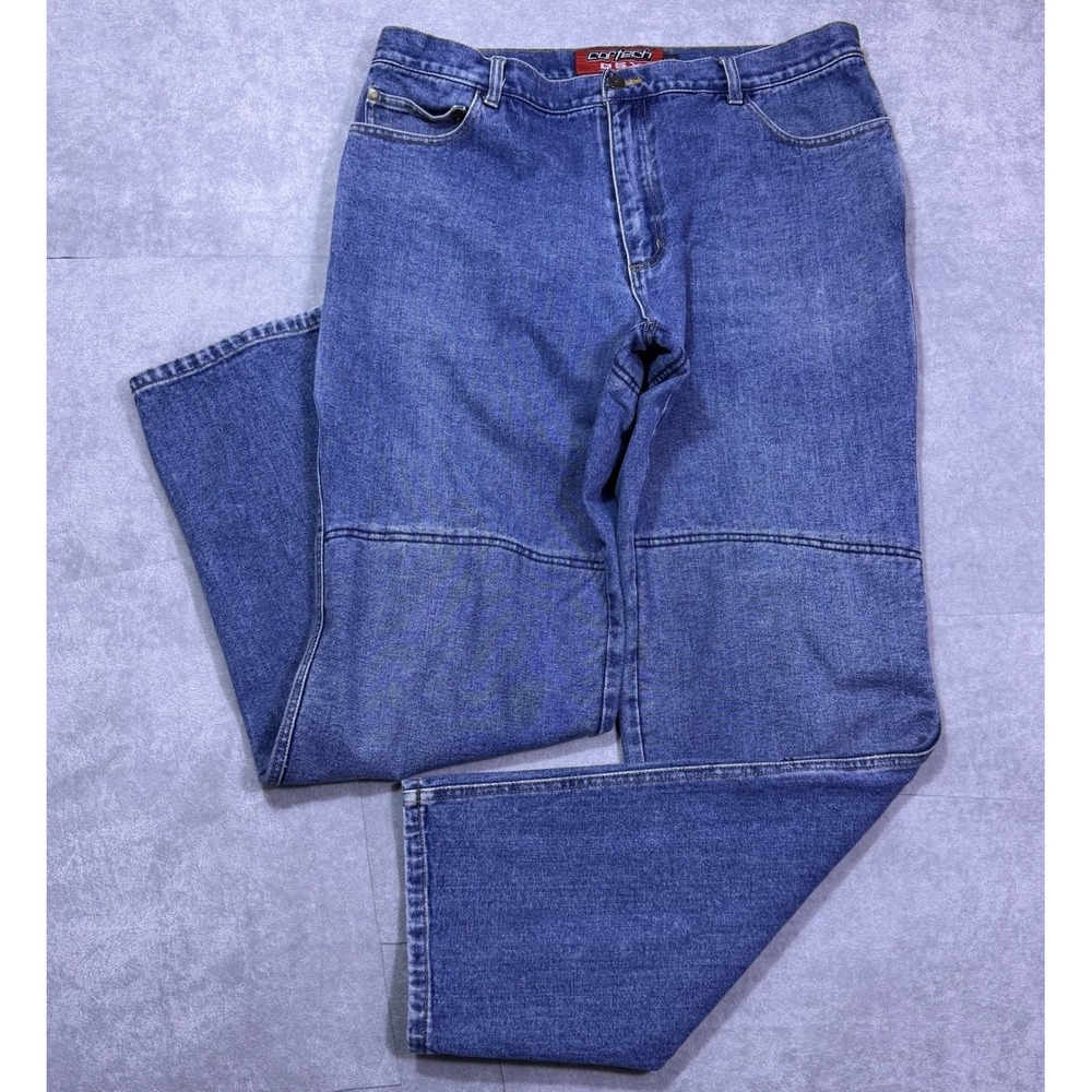 Cortech Tour Master DSX Motorcycle Riding Jeans Mens 38x34 Blue Protective Biker